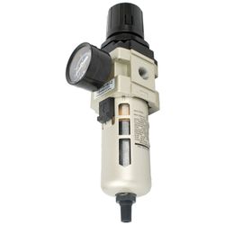 AIRCRAFT Filter / Regulator 1/4' In Line With Auto Drain